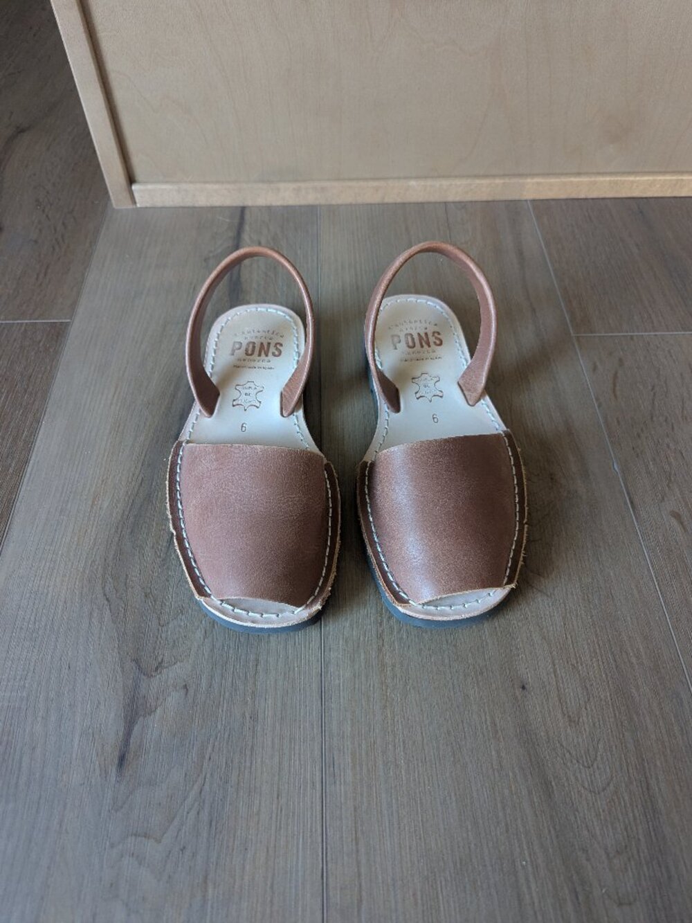 Pons Avarcas Classic Brown Size 6